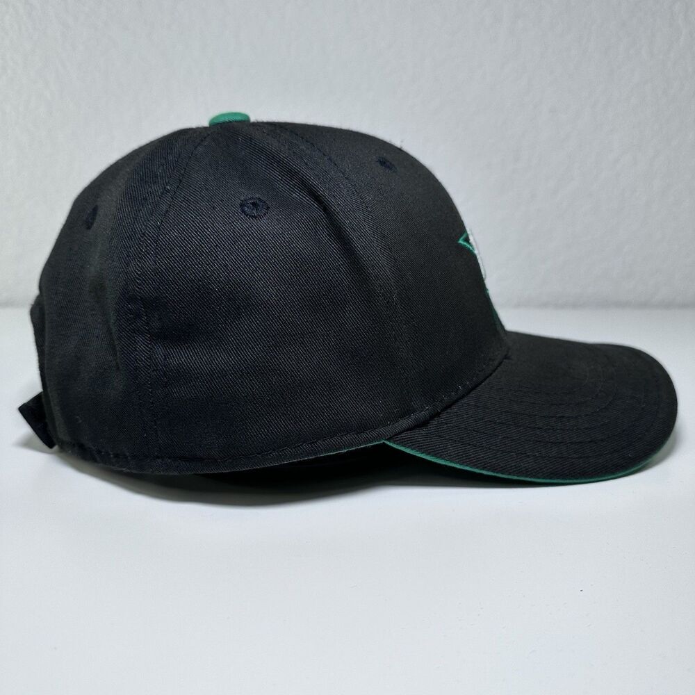 Dallas Stars NHL Youth Adjustable Strapback Hat Black Green Logo Cap Kids Hockey - Picture 3 of 13